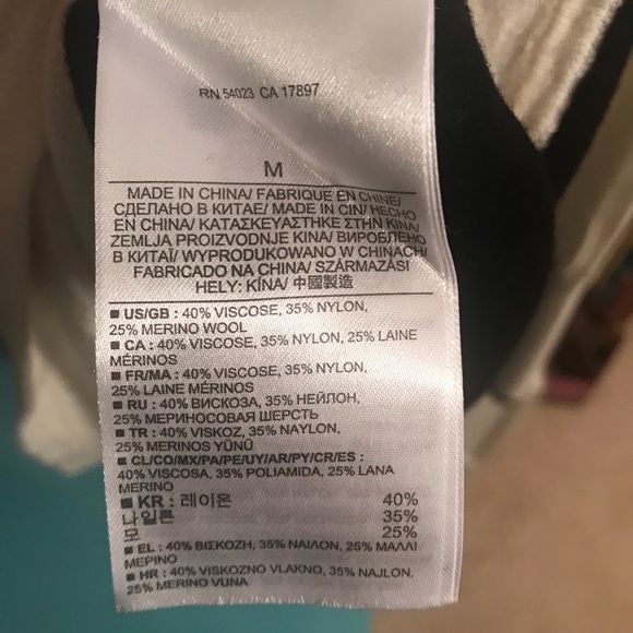 Banana Republic varsity raglan sweater - Picture 4 of 4